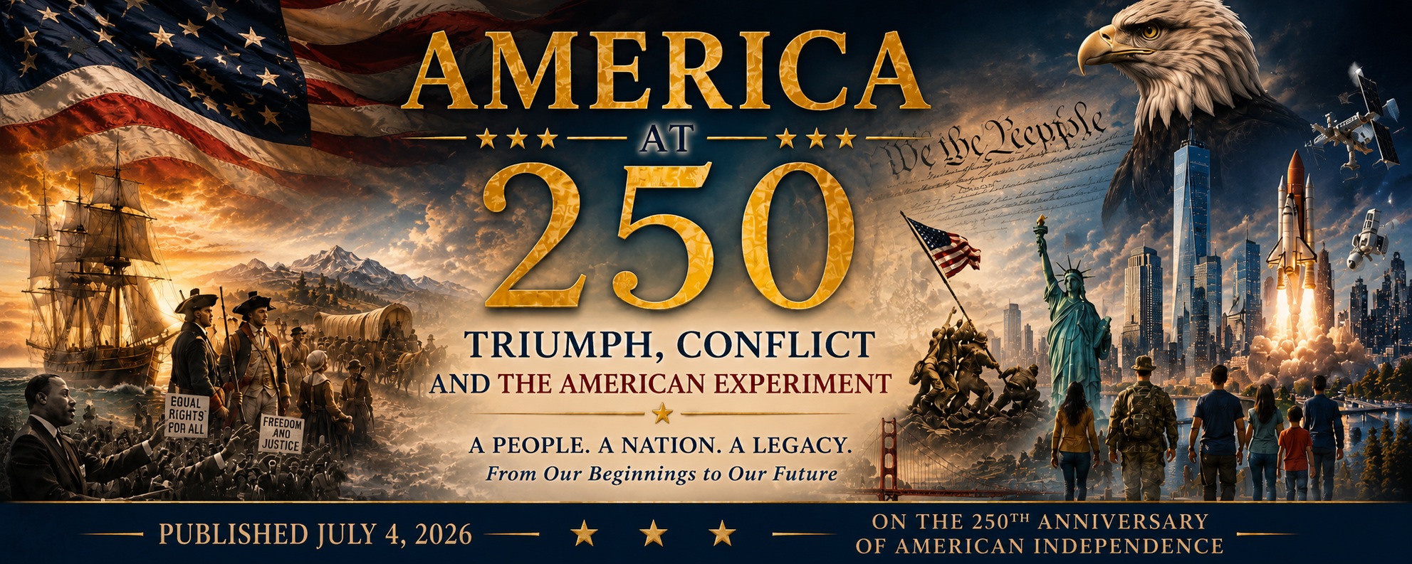 America at 250 banner
