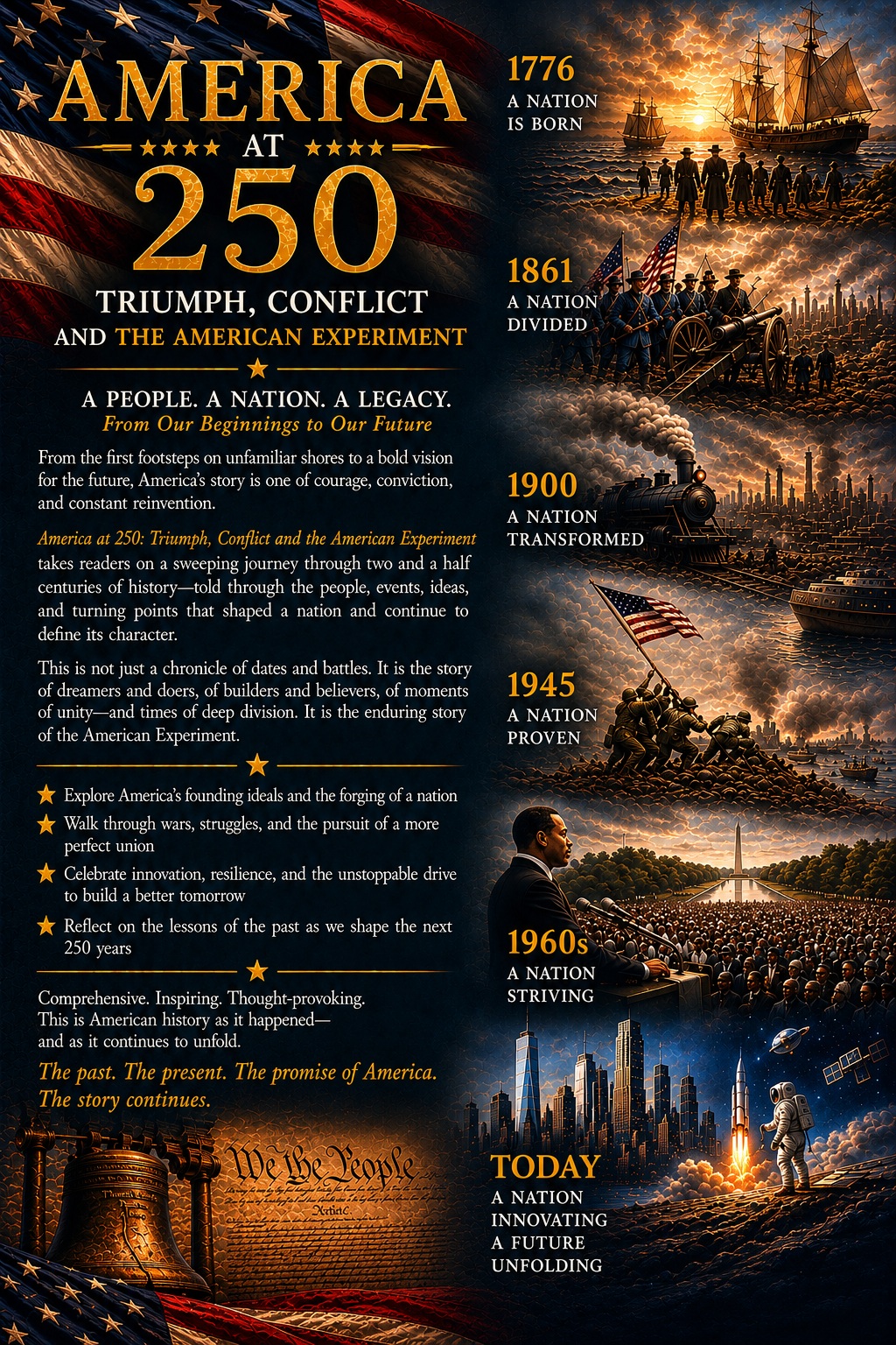 America at 250 back cover